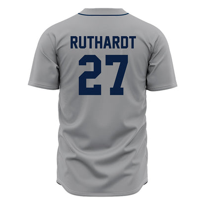 Oral Roberts - NCAA Baseball : Keaton Ruthardt - Grey Jersey