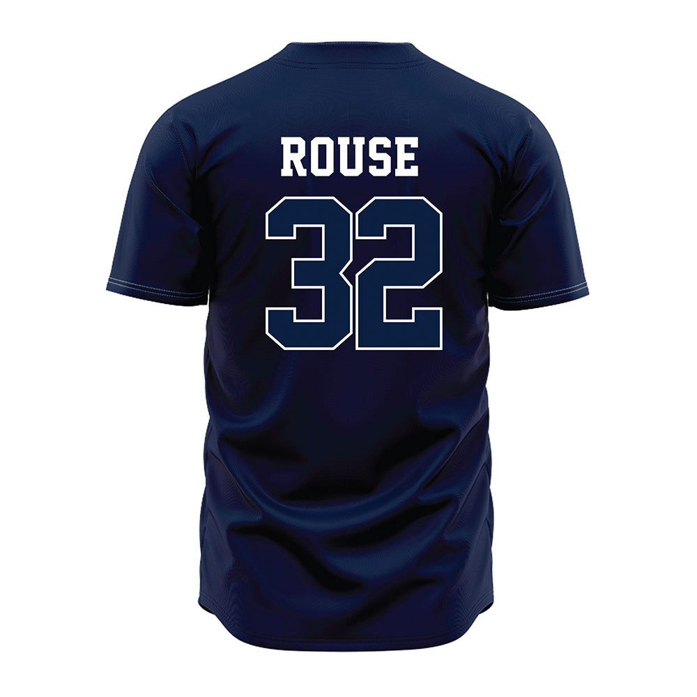 Oral Roberts - NCAA Baseball : Weston Rouse - Navy Jersey