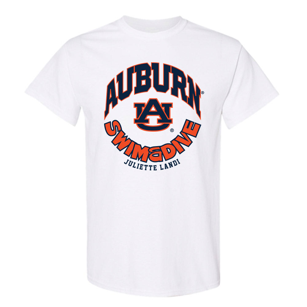 Auburn - NCAA Women's Swimming & Diving : Juliette Landi - Fashion Shersey T-Shirt-0