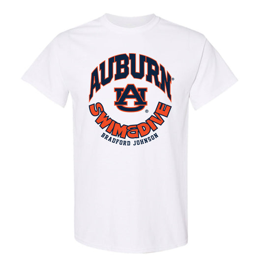 Auburn - NCAA Men's Swimming & Diving : Bradford Johnson - Fashion Shersey T-Shirt-0