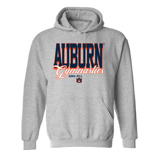 Auburn - NCAA Women's Gymnastics : Anna Hill - Fashion Shersey Hooded Sweatshirt-0