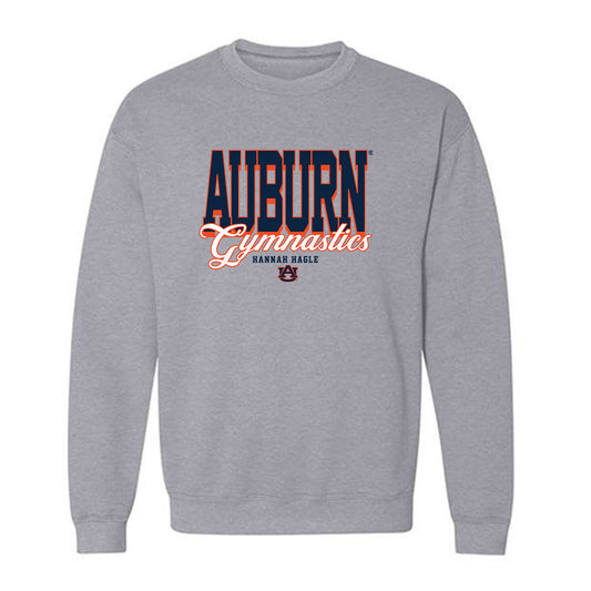 Auburn - NCAA Women's Gymnastics : Hannah Hagle - Fashion Shersey Crewneck Sweatshirt-0
