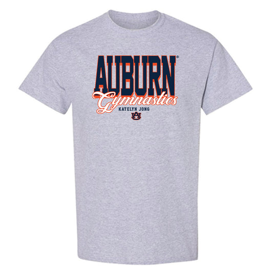 Auburn - NCAA Women's Gymnastics : Katelyn Jong - Fashion Shersey T-Shirt-0