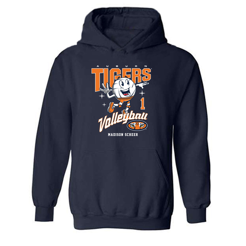 Auburn - NCAA Women's Volleyball : Madison Scheer - Hooded Sweatshirt