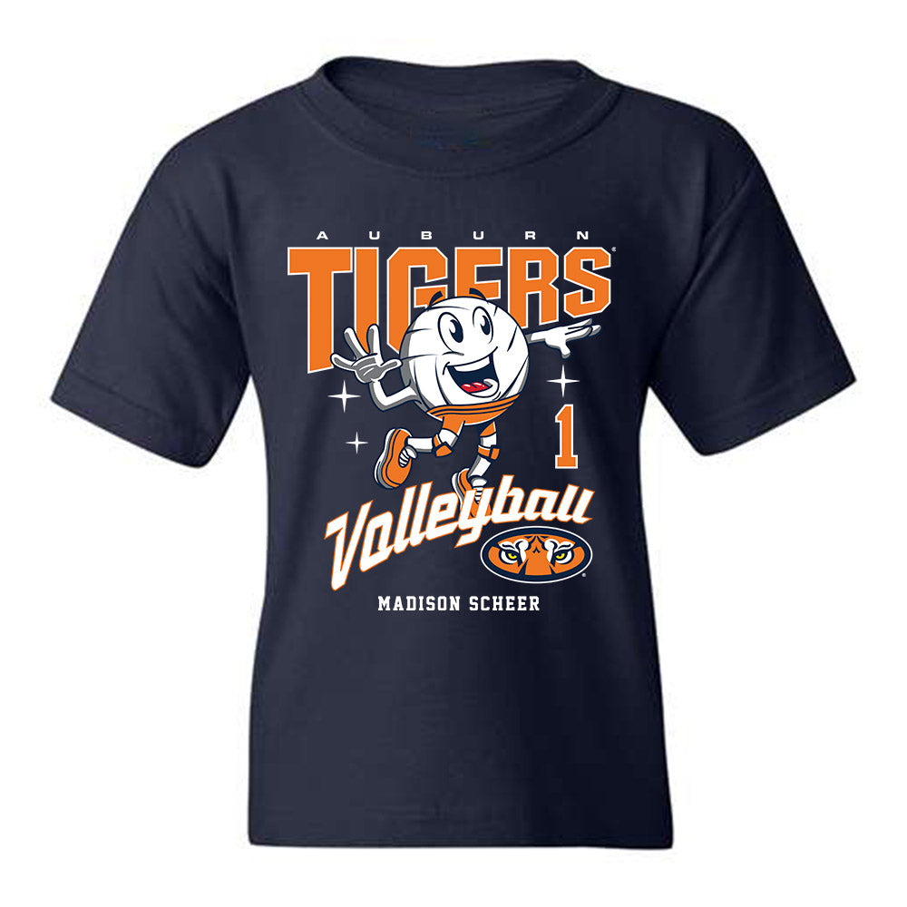 Auburn - NCAA Women's Volleyball : Madison Scheer - Youth T-Shirt