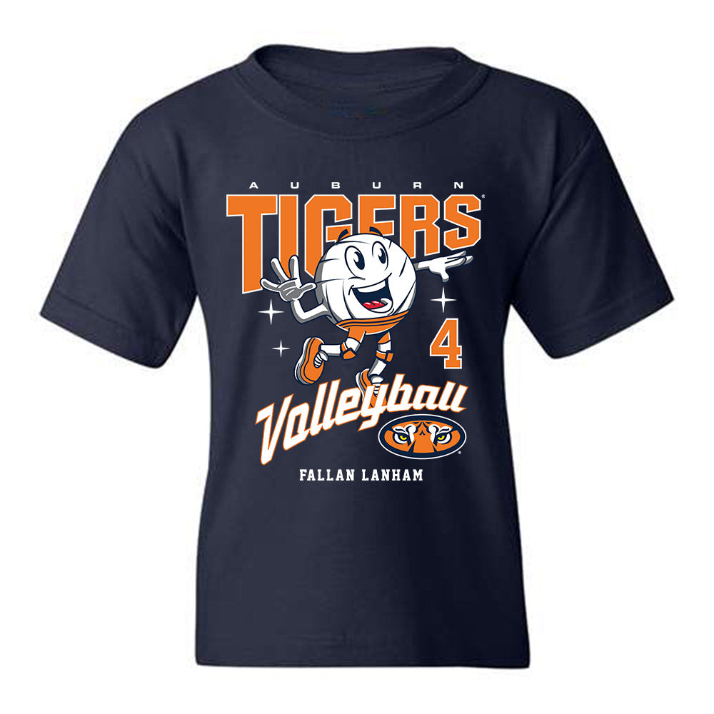 Auburn - NCAA Women's Volleyball : Fallan Lanham - Youth T-Shirt