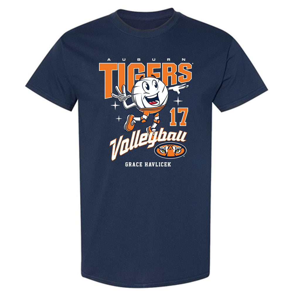 Auburn - NCAA Women's Volleyball : Grace Havlicek - Fashion Shersey T-Shirt-0