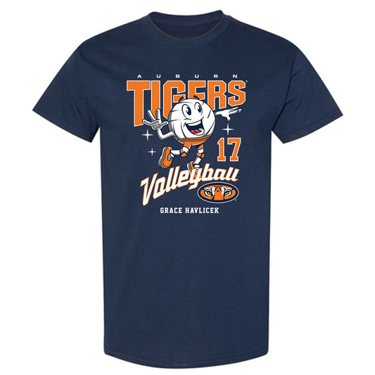 Auburn - NCAA Women's Volleyball : Grace Havlicek - Fashion Shersey T-Shirt-0