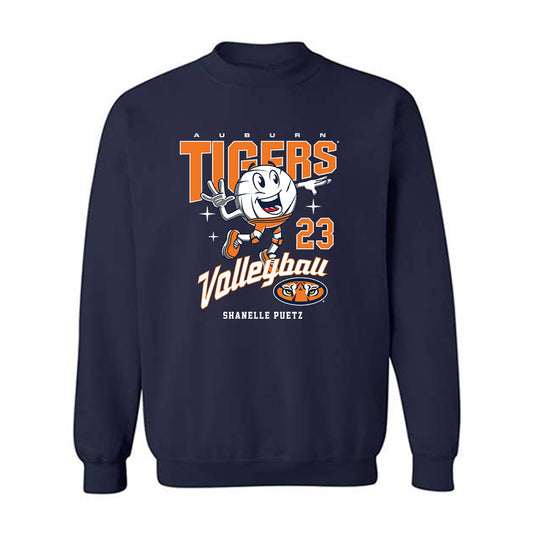 Auburn - NCAA Women's Volleyball : Shanelle Puetz - Fashion Shersey Crewneck Sweatshirt-0