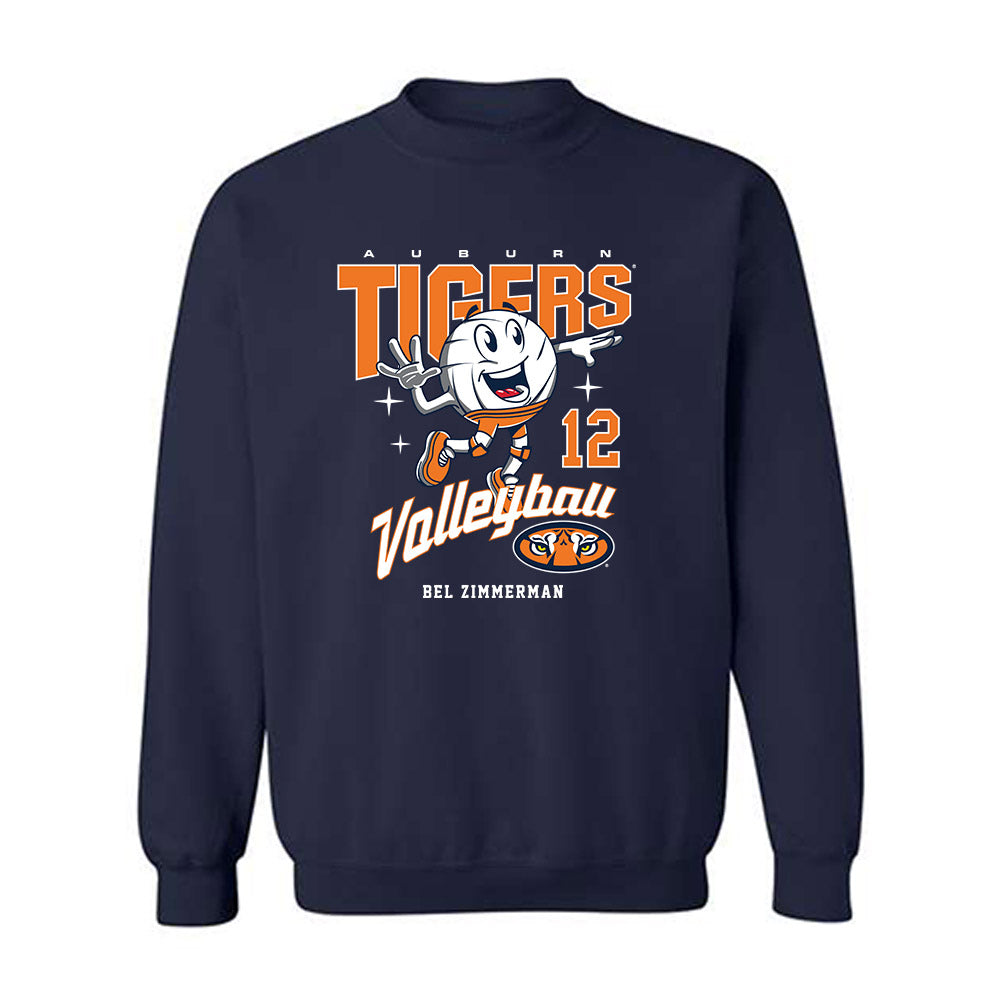 Auburn - NCAA Women's Volleyball : Bel Zimmerman - Fashion Shersey Crewneck Sweatshirt