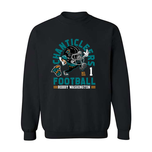 Coastal Carolina - NCAA Football : Robby Washington - Fashion Shersey Crewneck Sweatshirt-0