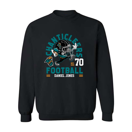 Coastal Carolina - NCAA Football : Daniel Jones - Fashion Shersey Crewneck Sweatshirt-0