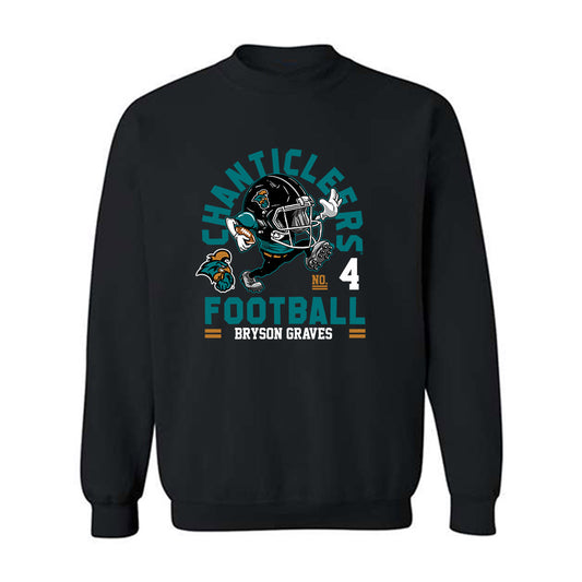 Coastal Carolina - NCAA Football : Bryson Graves - Fashion Shersey Crewneck Sweatshirt-0
