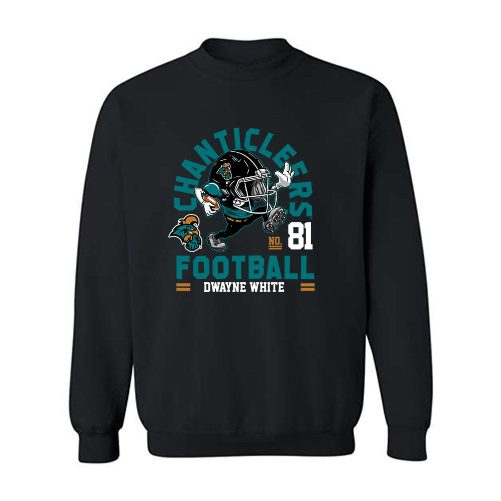 Coastal Carolina - NCAA Football : Dwayne White - Fashion Shersey Crewneck Sweatshirt-0