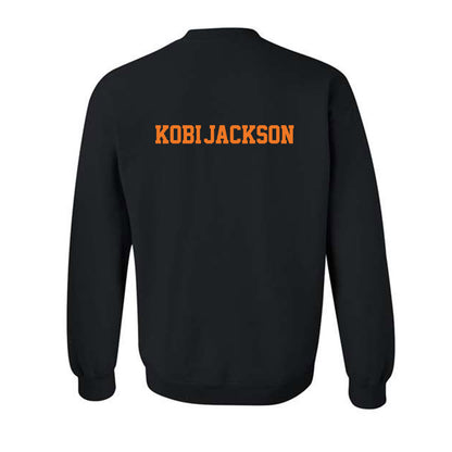 Campbell - NCAA Men's Tennis : Kenji Kobi-Jackson - Crewneck Sweatshirt-1