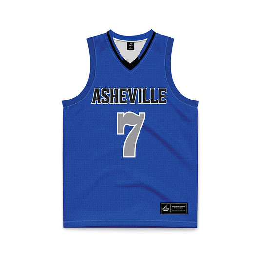 UNC Asheville - NCAA Women's Basketball : Aileen Marquez - Royal Basketball Jersey-0