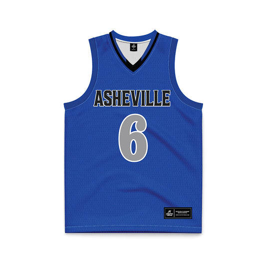 UNC Asheville - NCAA Women's Basketball : Kristen McMillan - Royal Basketball Jersey-0