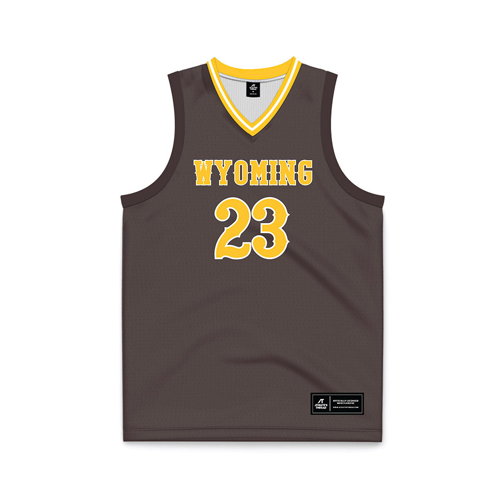 Wyoming - NCAA Women's Basketball : Joslin Igo - Brown Basketball Jersey