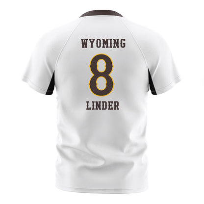 Wyoming - NCAA Women's Soccer : hadley linder - Soccer Jersey-1