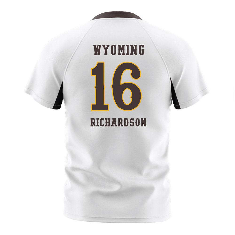 Wyoming - NCAA Women's Soccer : Raegan Richardson - Soccer Jersey