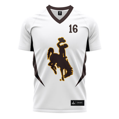 Wyoming - NCAA Women's Soccer : Raegan Richardson - Soccer Jersey