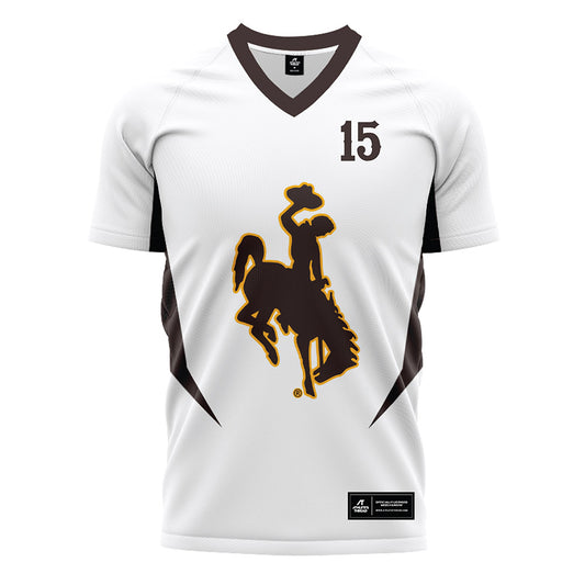 Wyoming - NCAA Women's Soccer : Jordan Griess - Soccer Jersey-0