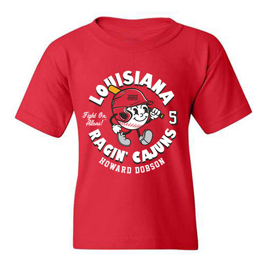 Louisiana - NCAA Baseball : Howard Dobson - Fashion Shersey Youth T-Shirt-0