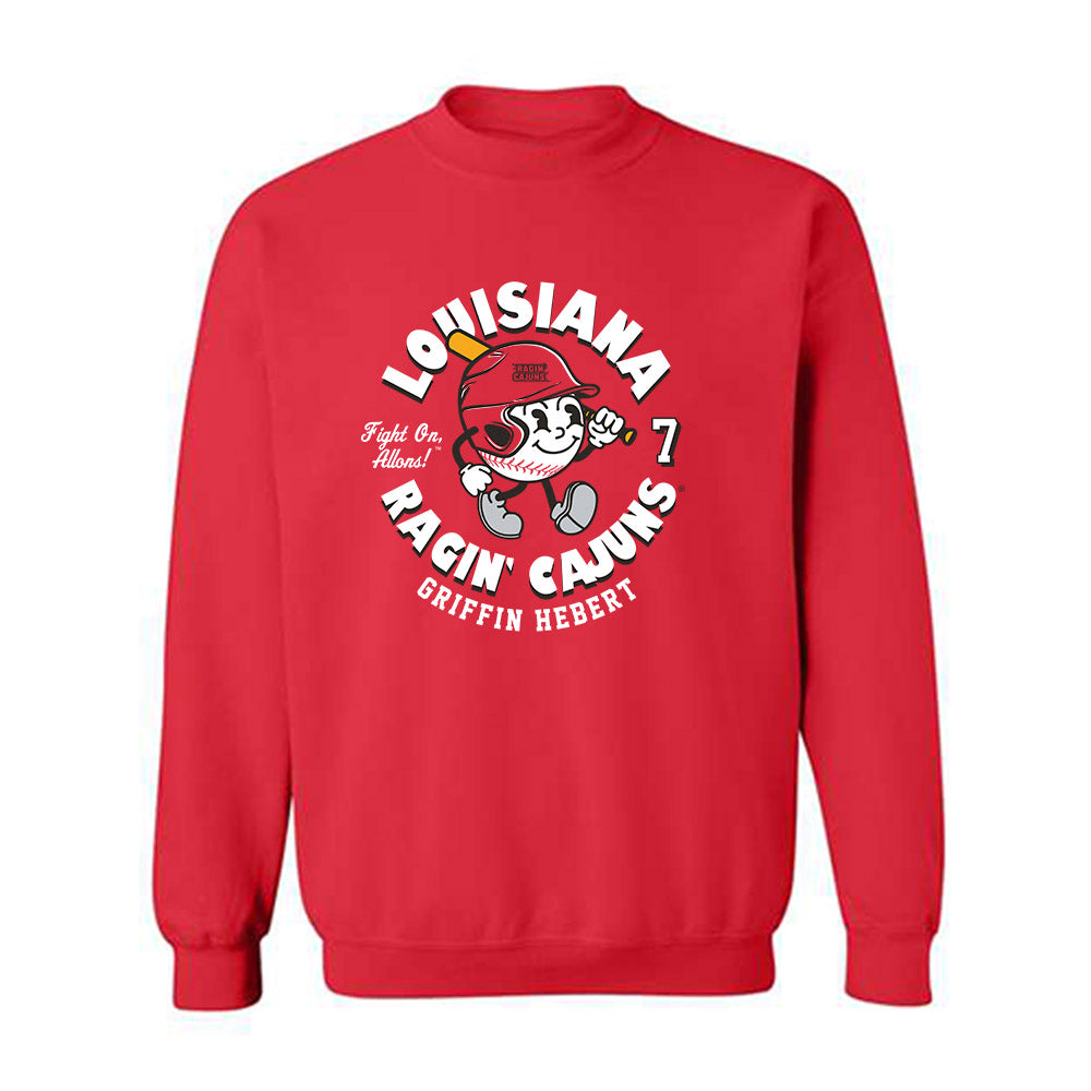 Louisiana - NCAA Baseball : Griffin Hebert - Fashion Shersey Crewneck Sweatshirt-0