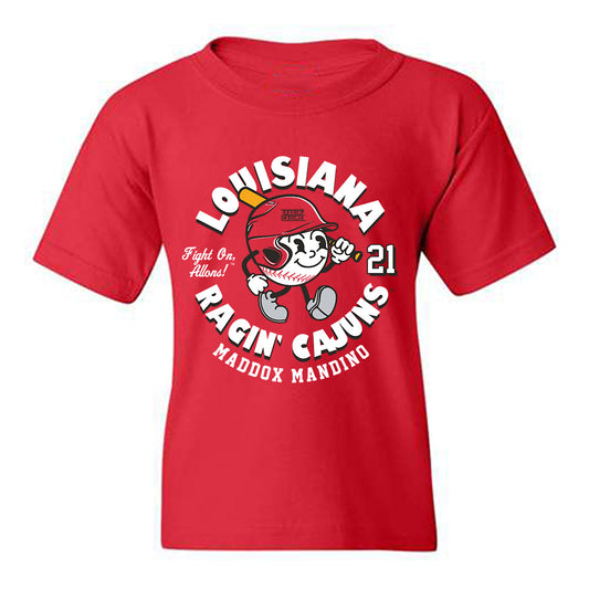 Louisiana - NCAA Baseball : Maddox Mandino - Fashion Shersey Youth T-Shirt-0