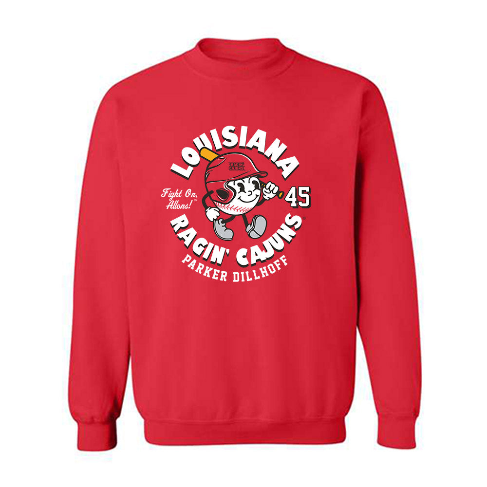 Louisiana - NCAA Baseball : Parker Dillhoff - Fashion Shersey Crewneck Sweatshirt