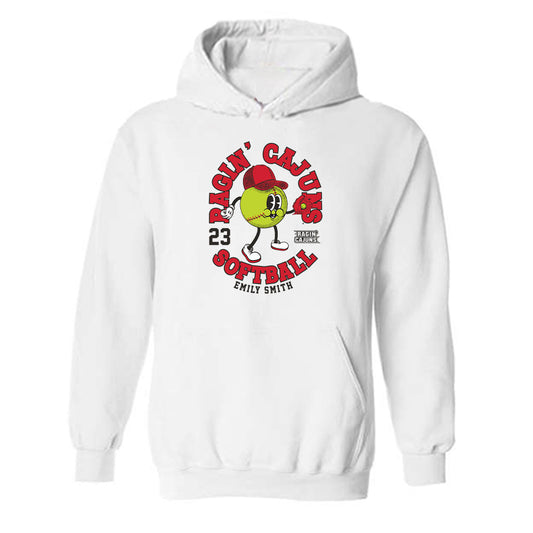 Louisiana - NCAA Softball : Emily Smith - Fashion Shersey Hooded Sweatshirt