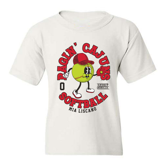 Louisiana - NCAA Softball : Mia Liscano - Fashion Shersey Youth T-Shirt-0
