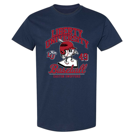 Liberty - NCAA Baseball : Easton Swofford - Fashion Shersey T-Shirt-0