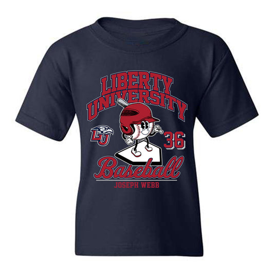 Liberty - NCAA Baseball : Joseph Webb - Fashion Shersey Youth T-Shirt