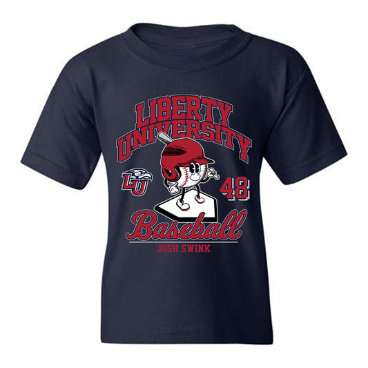 Liberty - NCAA Baseball : Josh Swink - Fashion Shersey Youth T-Shirt