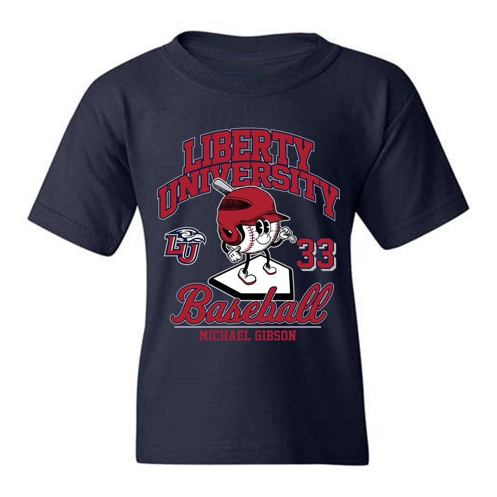 Liberty - NCAA Baseball : Michael Gibson - Fashion Shersey Youth T-Shirt