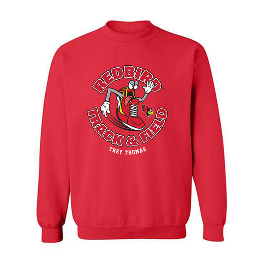 Illinois State - NCAA Men's Track & Field : Trey Thomas - Fashion Shersey Crewneck Sweatshirt-0