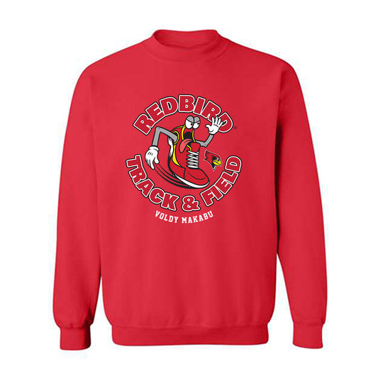 Illinois State - NCAA Men's Track & Field : Voldy Makabu - Fashion Shersey Crewneck Sweatshirt-0