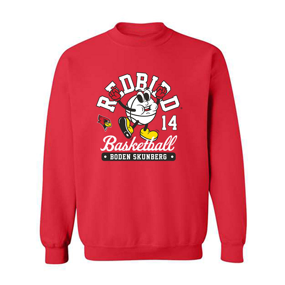 Illinois State - NCAA Men's Basketball : Boden Skunberg - Fashion Shersey Crewneck Sweatshirt