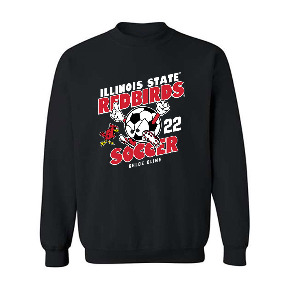 Illinois State - NCAA Women's Soccer : Chloe Cline - Fashion Shersey Crewneck Sweatshirt-0