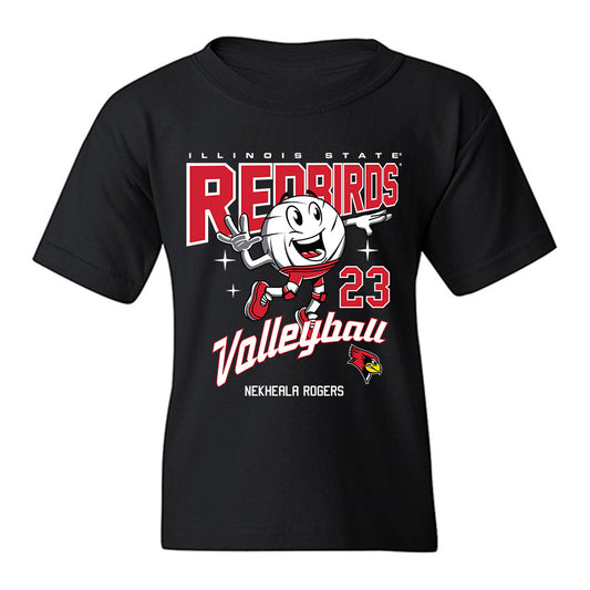 Illinois State - NCAA Women's Volleyball : Nekheala Rogers - Fashion Shersey Youth T-Shirt-0