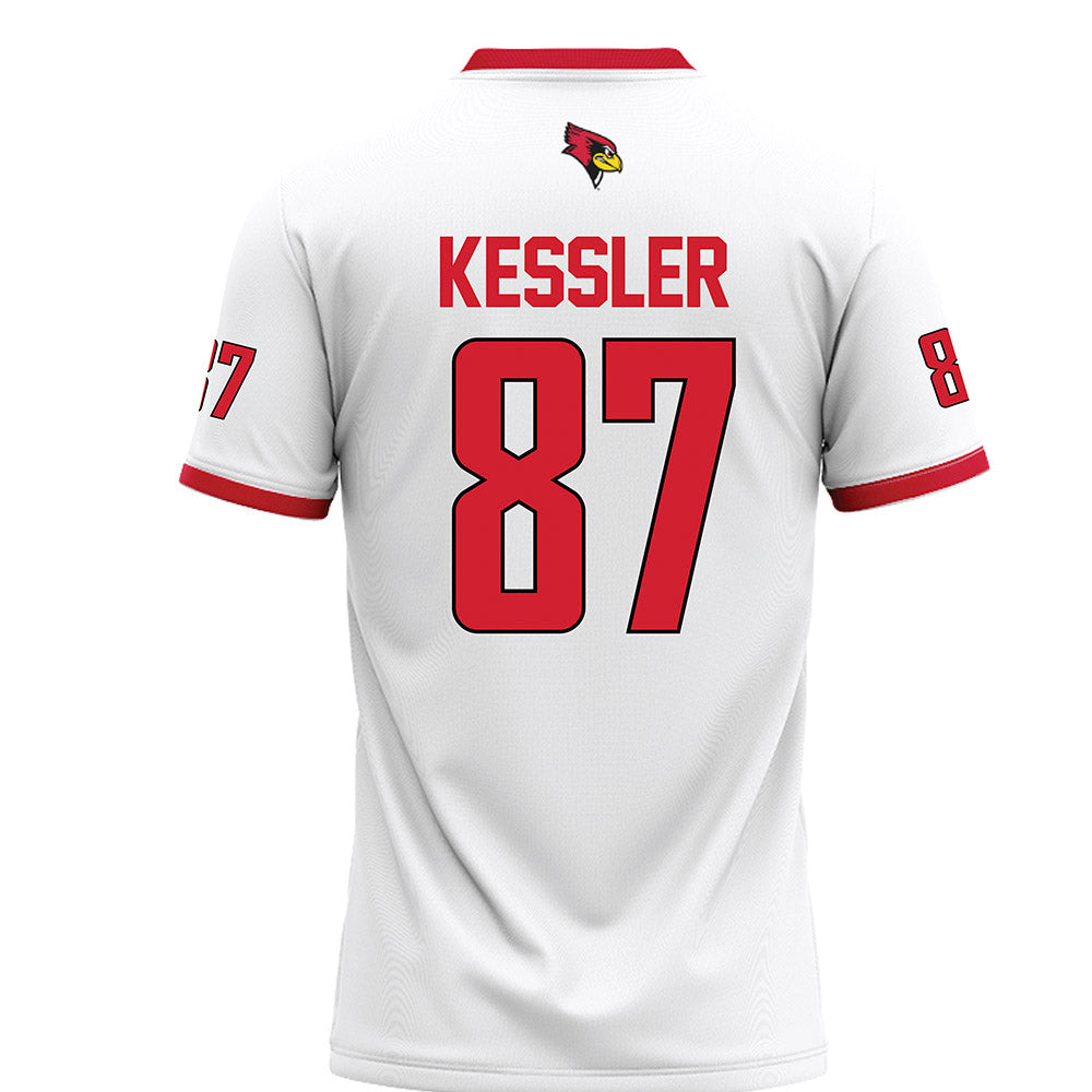 Illinois State - NCAA Football : Nick Kessler - White Football Jersey-1