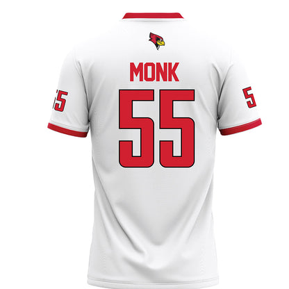 Illinois State - NCAA Football : Cooper Monk - White Football Jersey-1