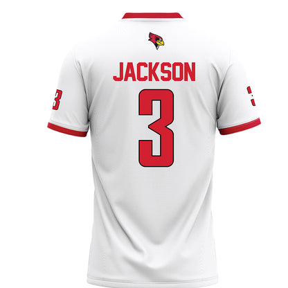 Illinois State - NCAA Football : Keondre Jackson - White Football Jersey