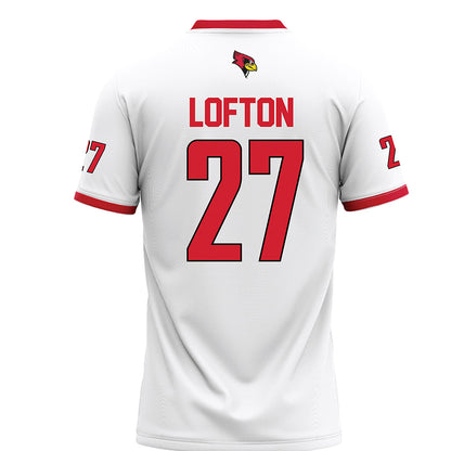 Illinois State - NCAA Football : Tyler Lofton - White Football Jersey-1