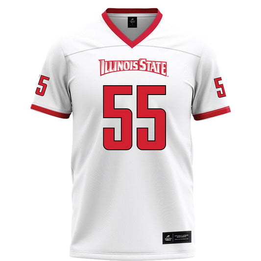 Illinois State - NCAA Football : Cooper Monk - White Football Jersey-0