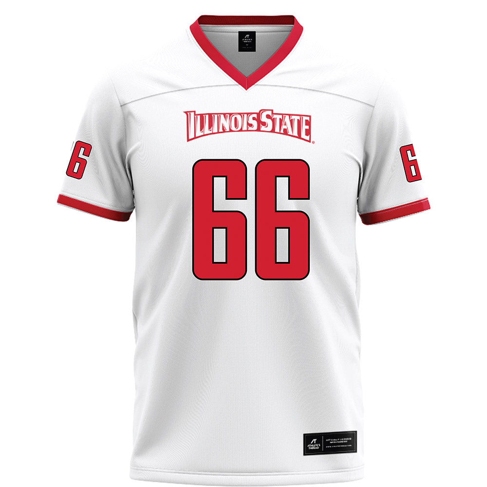 Illinois State - NCAA Football : Brayden Jellison - White Football Jersey-0