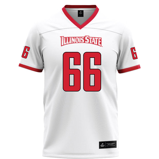 Illinois State - NCAA Football : Brayden Jellison - White Football Jersey-0