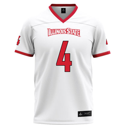 Illinois State - NCAA Football : Dylan Lord - White Football Jersey-0