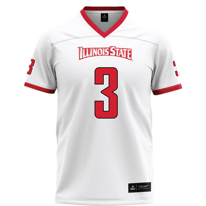 Illinois State - NCAA Football : Keondre Jackson - White Football Jersey